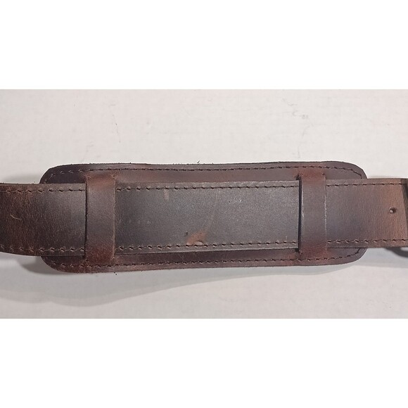 AARON LEATHER GOODS DARK BROWN Briefcase BAG  SPAIN - Picture 13 of 16